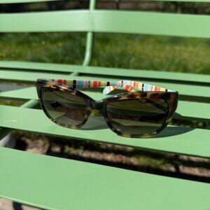 Colorful striped kate spade sunglasses, model: Johanna , EUC